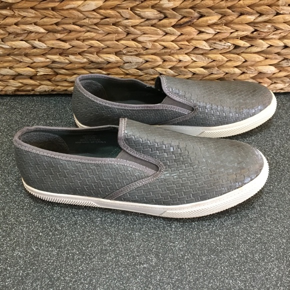 MIA Gray Woven Slip-On Flats - Picture 12 of 16